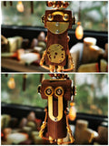 Tempo – Clockwork Dial Double-Sided Steampunk Robot Charm