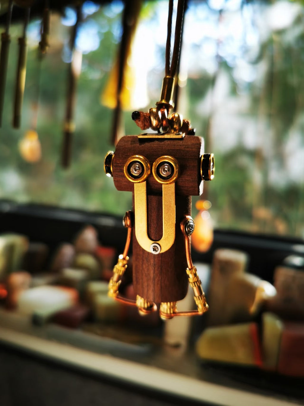 Tempo – Clockwork Dial Double-Sided Steampunk Robot Charm