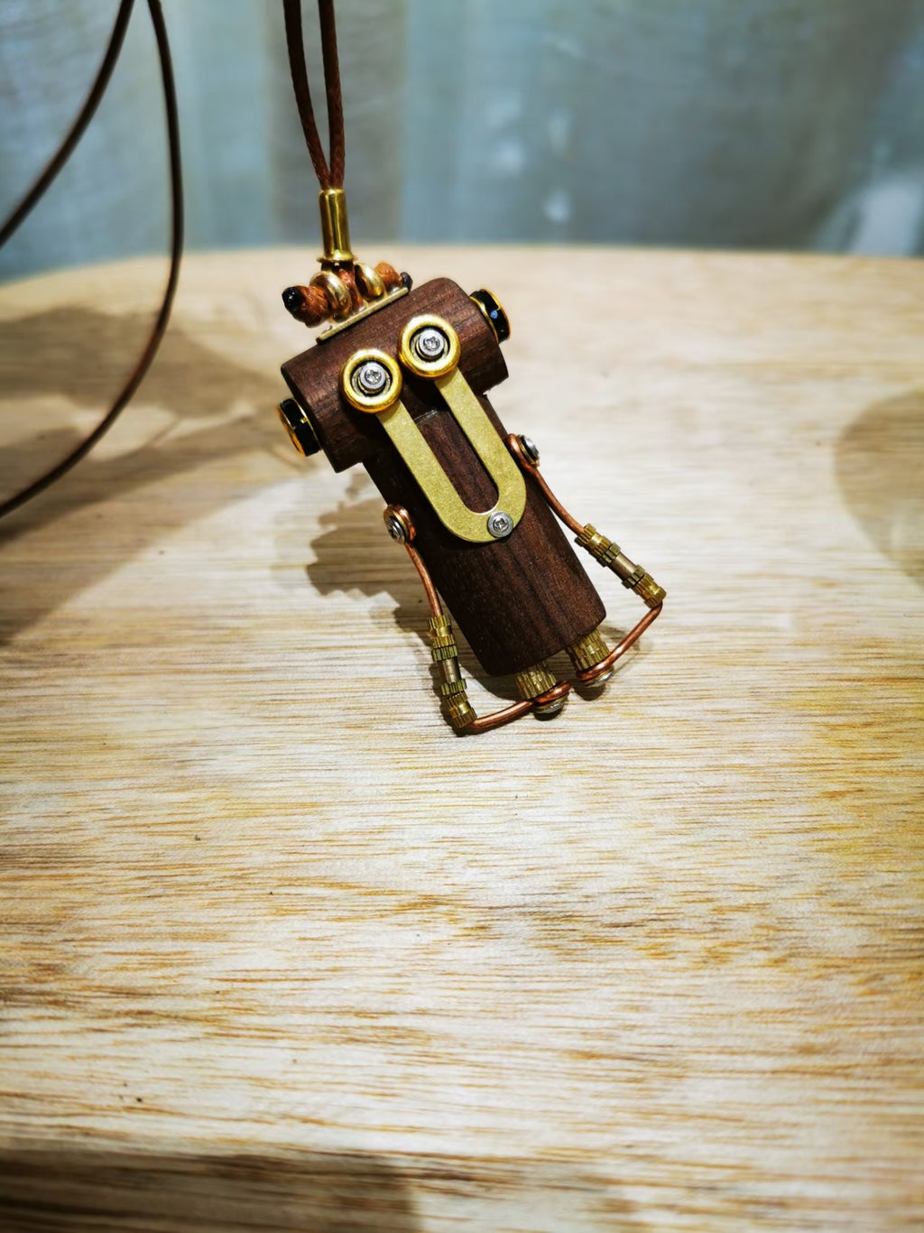 Tempo – Clockwork Dial Double-Sided Steampunk Robot Charm