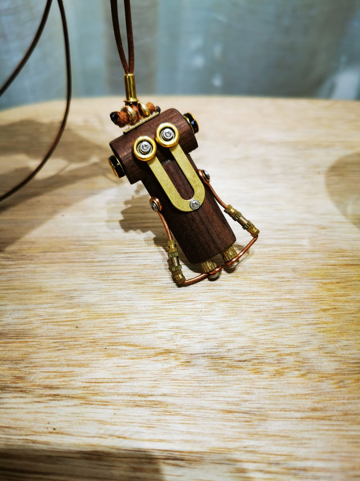 Tempo – Clockwork Dial Double-Sided Steampunk Robot Charm